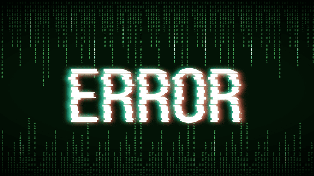 Error code