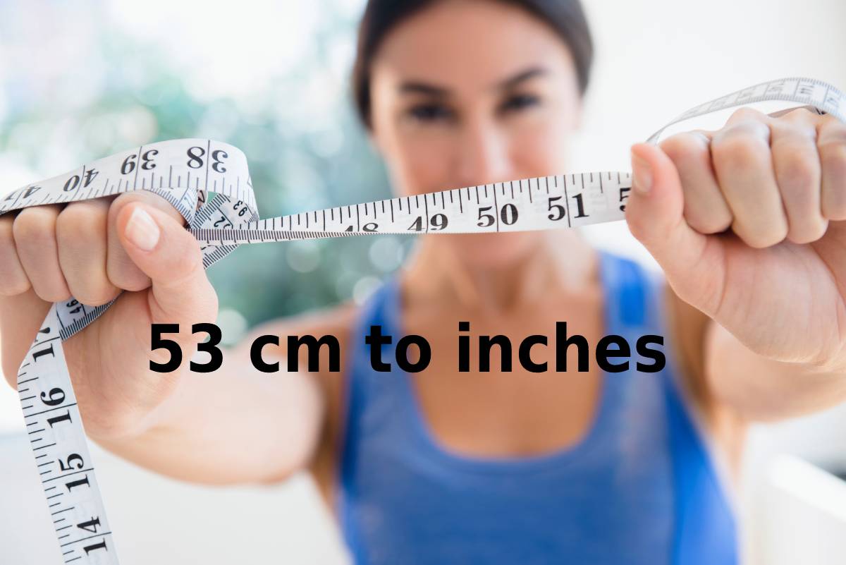 53cm to inches