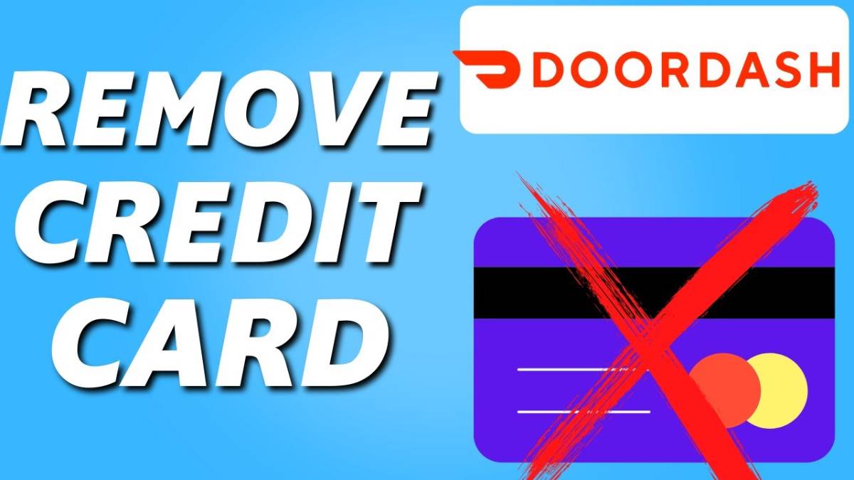 How To Remove Card From Doordash