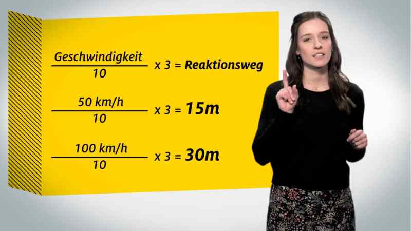 Sie Fahren 100 km_h Und Haben 1 Sekunde Reaktionszeit. Wie Lang Ist Der Bremsweg