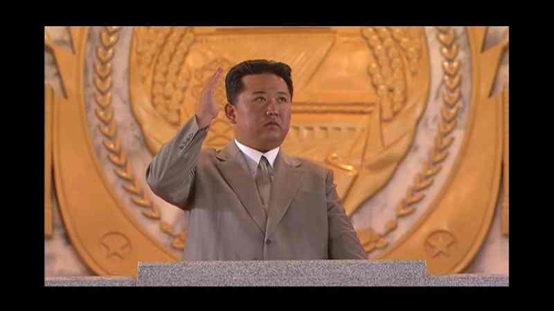 Thinner, More Energetic Kim Jong Un Appears at North Korea Parade