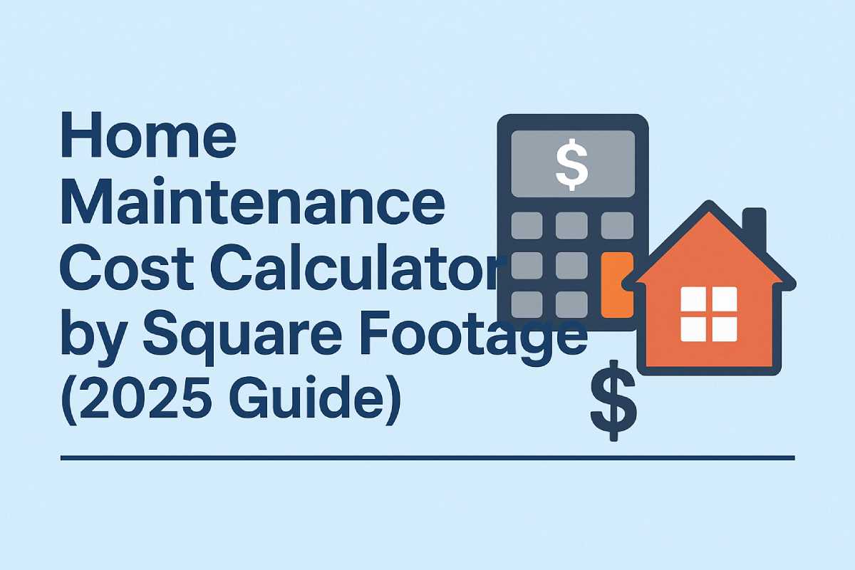 Home Maintenance Cost Calculato